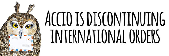 Accio! Discontinuing International Orders