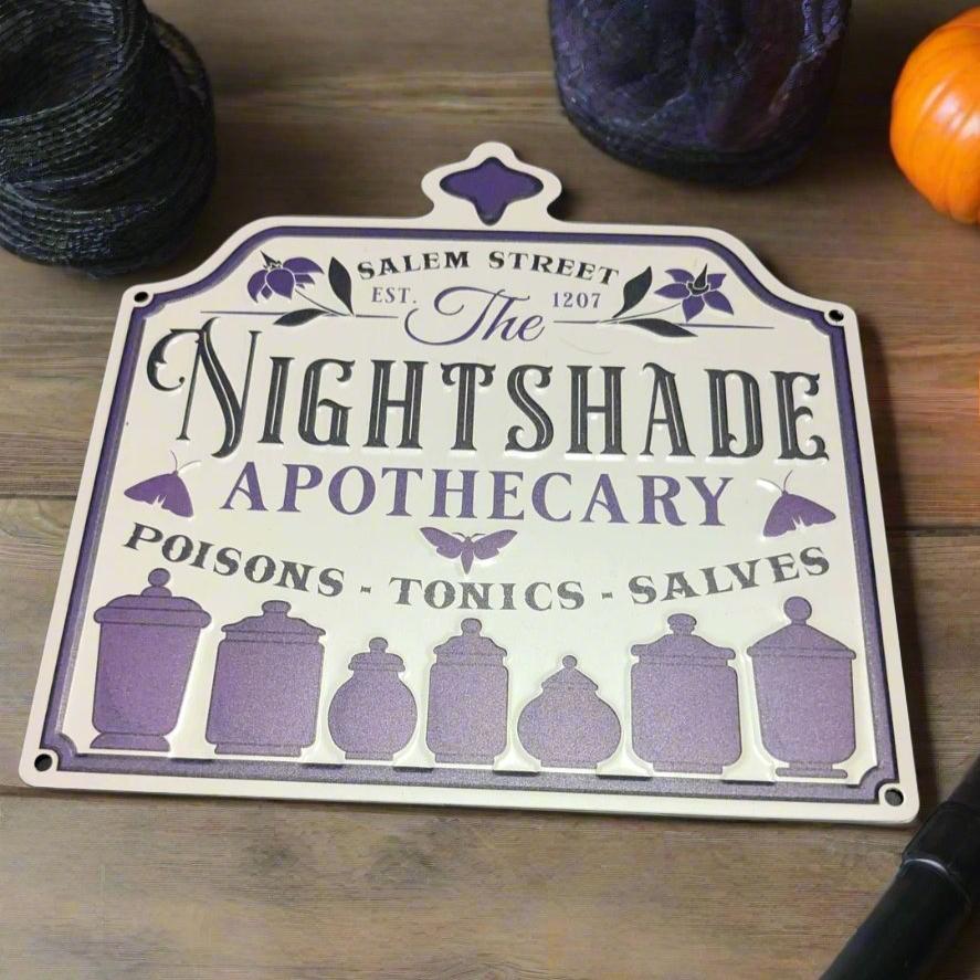 Apothecary Tin Sign