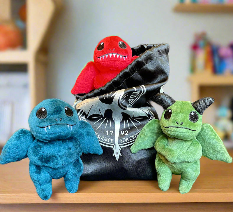 Dragon Plushie Trio