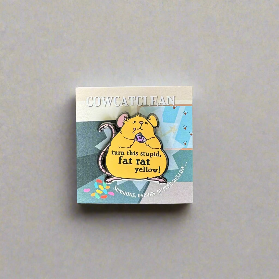 Yellow Rat Pin
