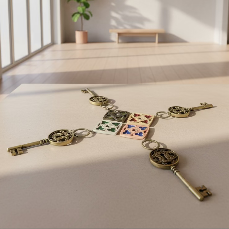 Dorm House Key & Fob Complete Set