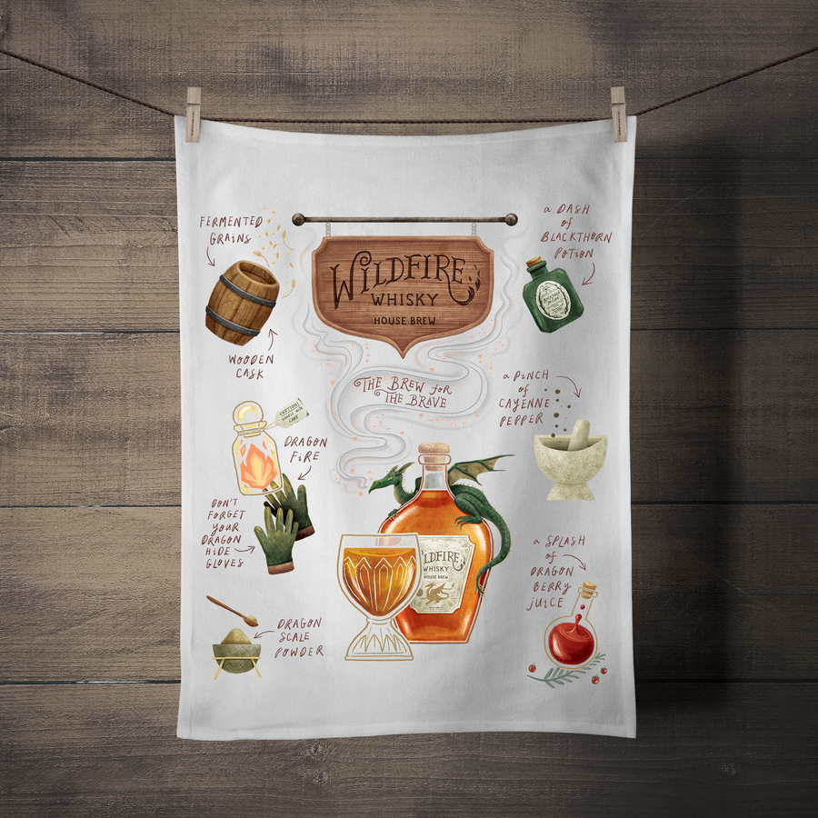 🎁 Dragon Drink Tea Towel (100% off)