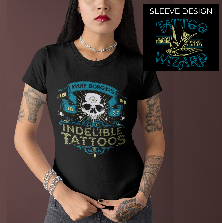🎁 Tattoo Wizard Staff Tee (100% off)