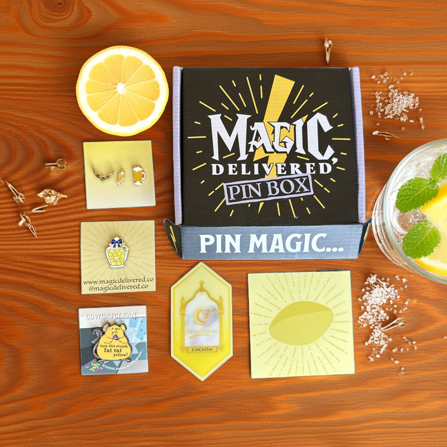 Lemon Yellow Pin Box