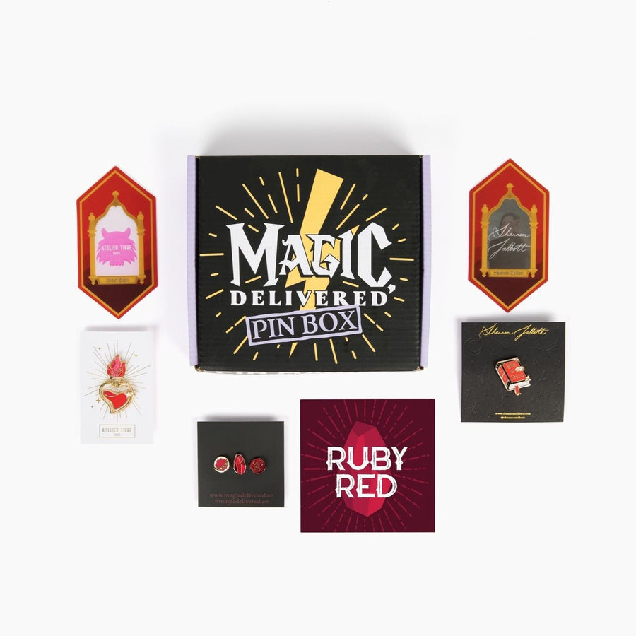 Ruby Red Pin Box