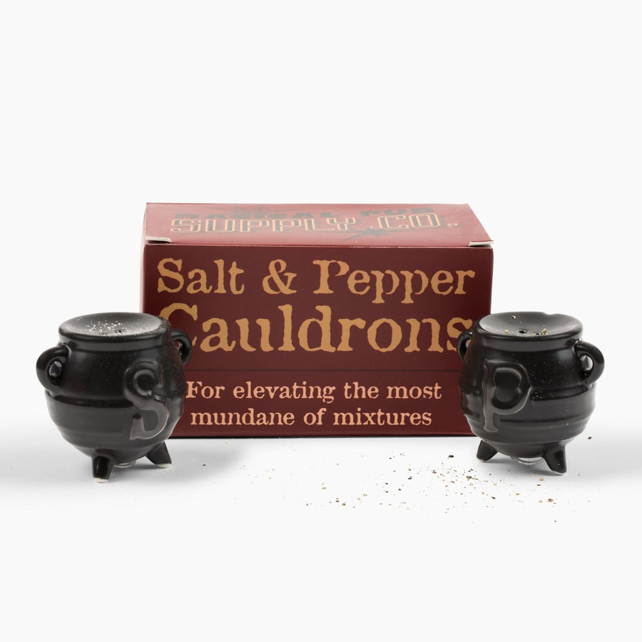 Salt & Pepper Cauldron Shakers