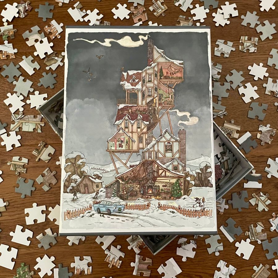 500pc Puzzle (Holidays at the Burrow)
